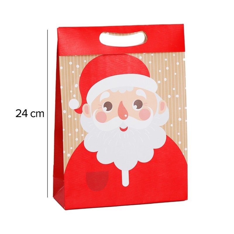 Sacola Presente Diversas Estampas Natalina 24CM