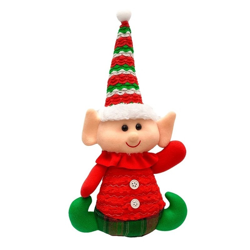Enfeita De Natal Pendente Natalino Duende De Pelúcia