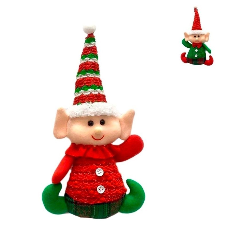 Enfeita De Natal Pendente Natalino Duende De Pelúcia