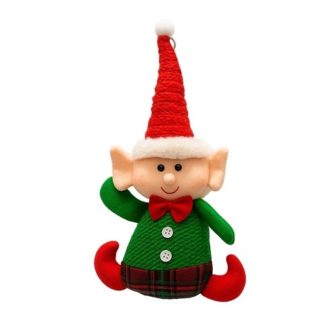Enfeita De Natal Pendente Natalino Duende De Pelúcia