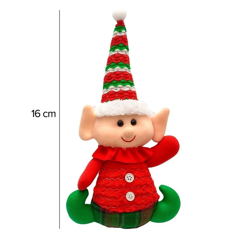 Enfeita De Natal Pendente Natalino Duende De Pelúcia