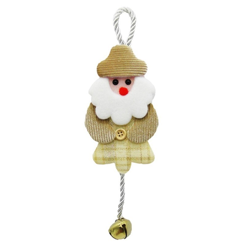 Enfeite De Natal Pendente Diversos De Croche Com Guizo