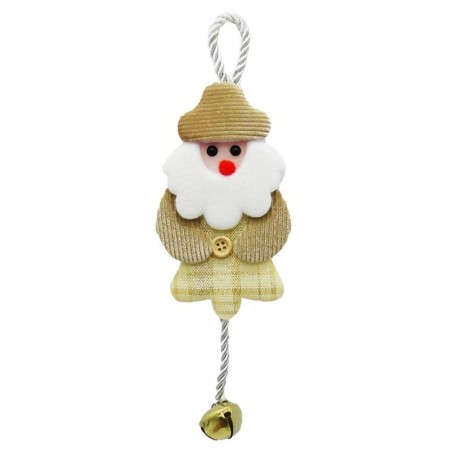 Enfeite De Natal Pendente Diversos De Croche Com Guizo
