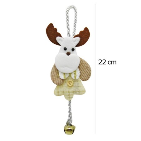Enfeite De Natal Pendente Diversos De Croche Com Guizo