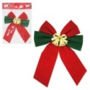 Enfeite Decorativo De Natal Laço Sino 17CM