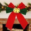 Enfeite Decorativo De Natal Laço Sino 17CM