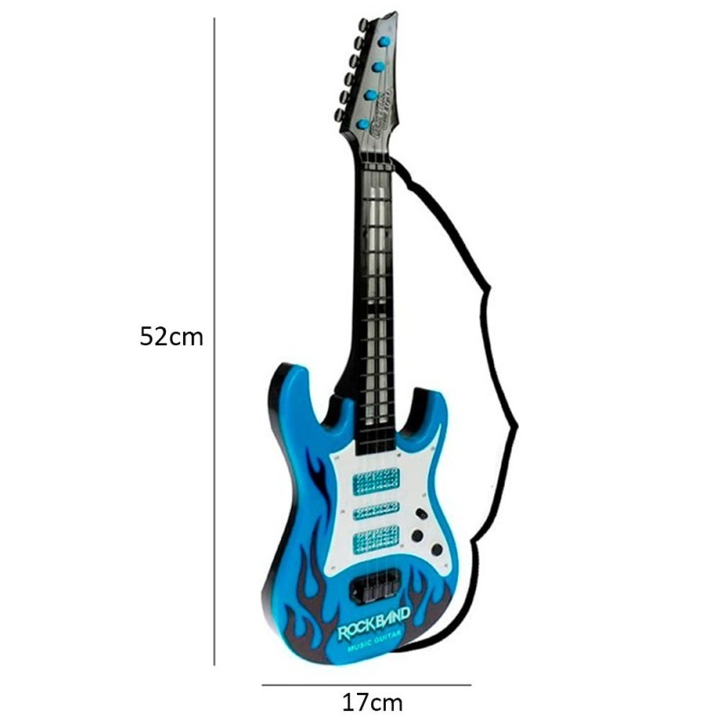 Guitarra Infantil Stars Com Luzes Show Music Colors