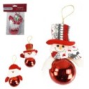 Pendente Decorativo Figuras Natalinas Com Bola