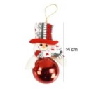 Pendente Decorativo Figuras Natalinas Com Bola