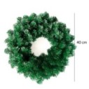 Guirlanda Simples Verde Enfeite De Natal 40cm