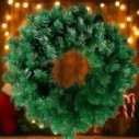 Guirlanda Simples Verde Enfeite De Natal 40cm