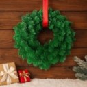 Enfeite Guirlanda Verde Simples De Natal 50cm