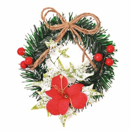 Enfeite Mini Guirlanda Decorativa De Natal 16cm