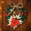 Enfeite Mini Guirlanda Decorativa De Natal 16cm