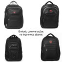 Mochila Reforçada Grande Faculdade Entradas P/ USB e Fone P2 - Feira Da Madrugada SP