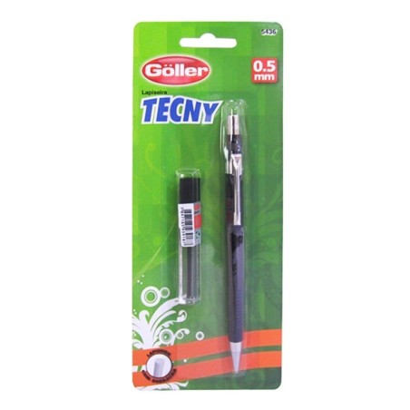 Lapiseira Escolar 0.5mm Com 1 Tubo De Grafite Na Cartela