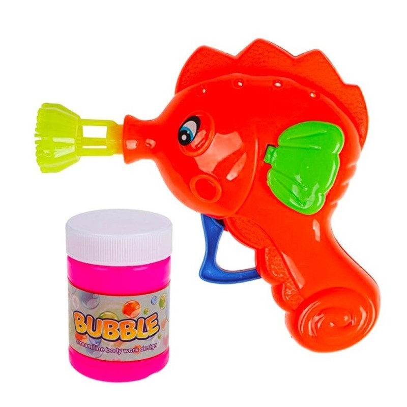 Lança Bolha De Sabão Peixinho A Fricção Brinquedo Infantil