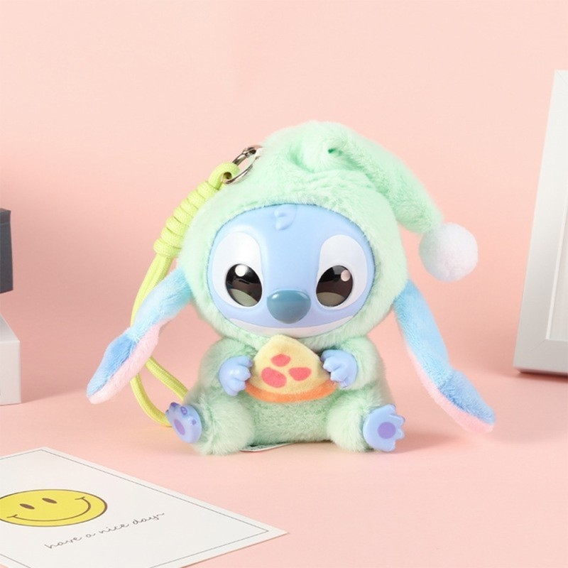 Lafufu Stitch Boneco Chaveiro 14cm Pelúcia Monstrinho