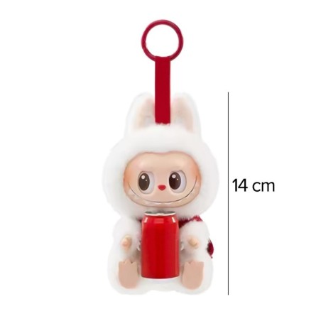 Lafufu Refrigerante Cola Boneco Chaveiro 14cm Pelúcia Monstrinho