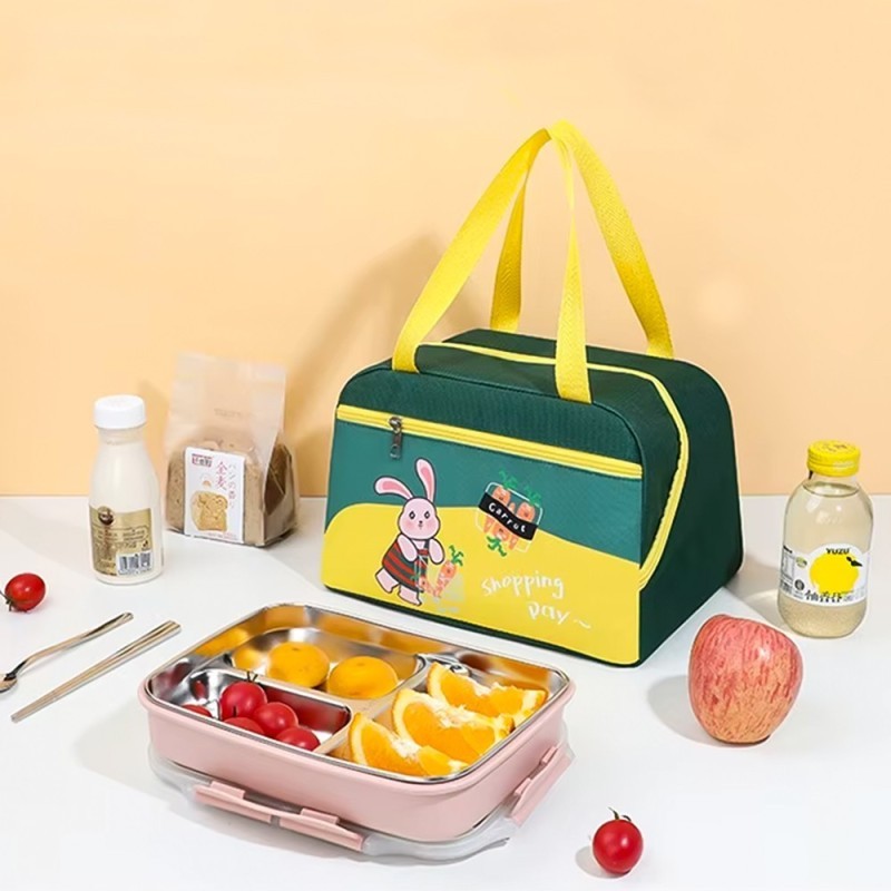 Bolsa Térmica Infantil Lanche E Marmita Portátil Com Alça
