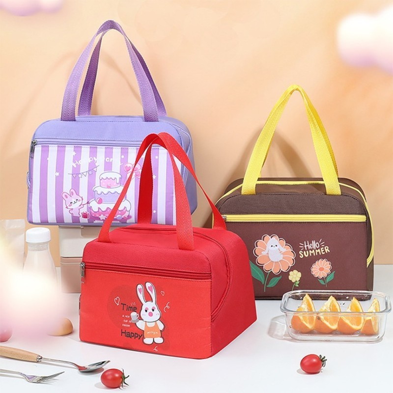 Bolsa Térmica Infantil Lanche E Marmita Portátil Com Alça