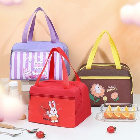 Bolsa Térmica Infantil Lanche E Marmita Portátil Com Alça