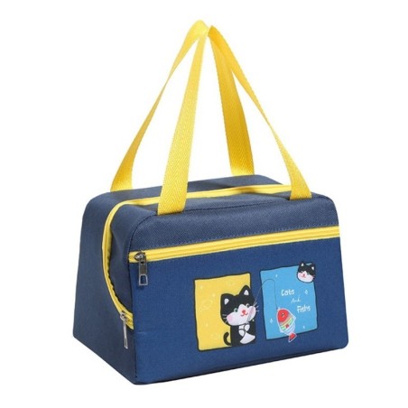 Bolsa Térmica Infantil Lanche E Marmita Portátil Com Alça