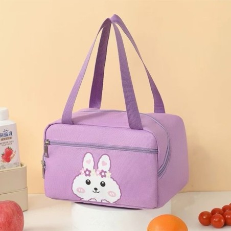 Bolsa Térmica Infantil Lanche E Marmita Portátil Com Alça