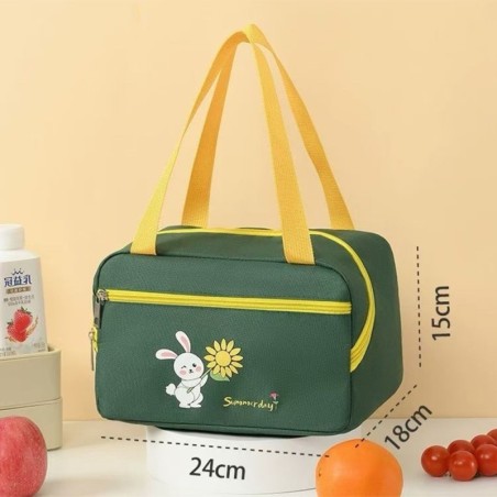 Bolsa Térmica Infantil Lanche E Marmita Portátil Com Alça