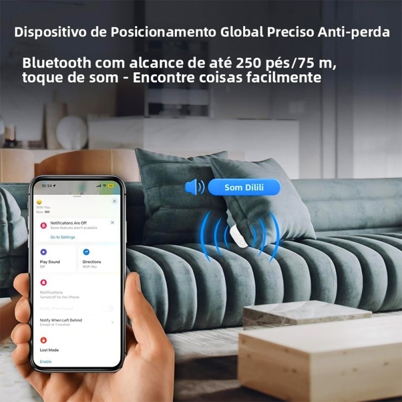 Mini Rastreador Localizador Smart Air Tag Bluetooth