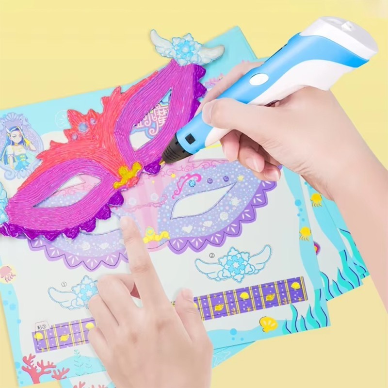 Caneta 3D Impressora Manual Com Filamento De Plástico