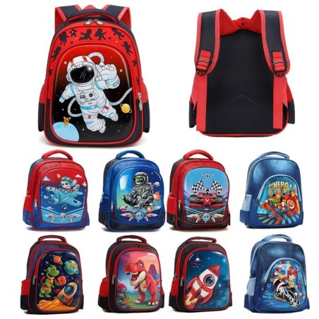 Mochila Escolar Infantil Média Menina E Menino Estampas Variadas