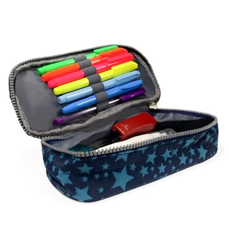 Estojo Organizador Box Escolar Médio Estampado