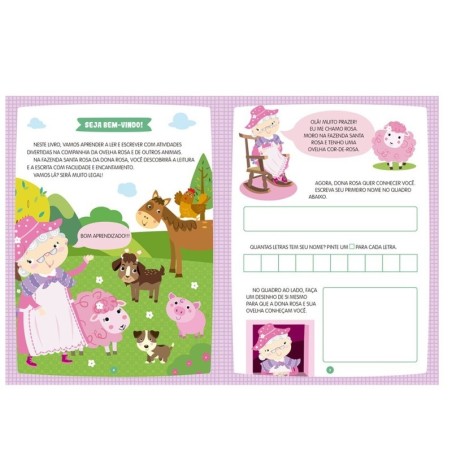 Livro Apoio Escolar Infantil Aprenda A Escrever 96 Páginas