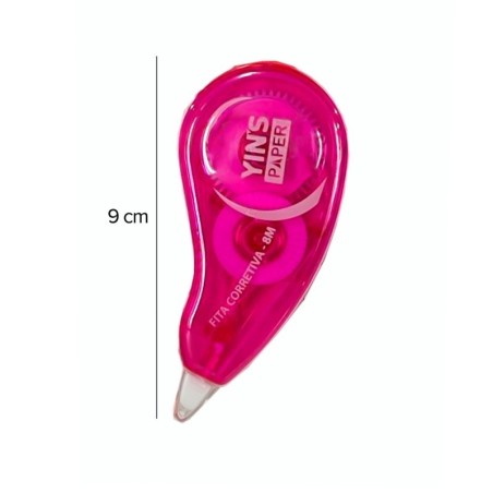 Fita Corretiva 8m x 5mm Para Escola E Escritório