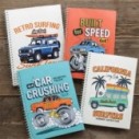 Caderno Espiral Carros Com 50 Folhas A5 Estampas Variadas