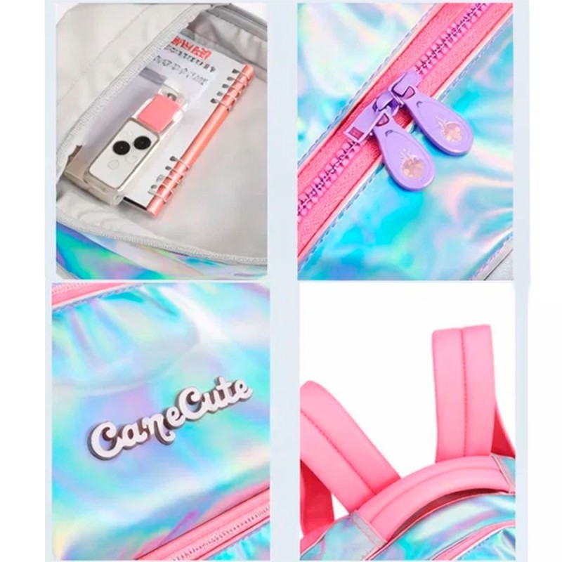 Kit Mochila Com Estojo E Lancheira Menina Infantil