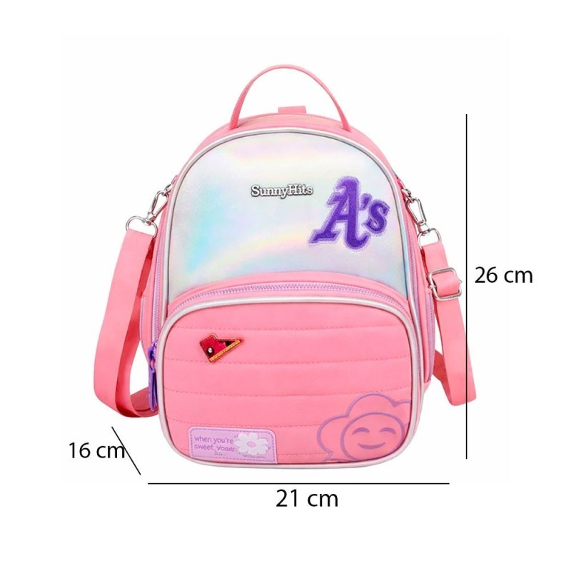 Kit Mochila Com Estojo E Lancheira Menina Infantil
