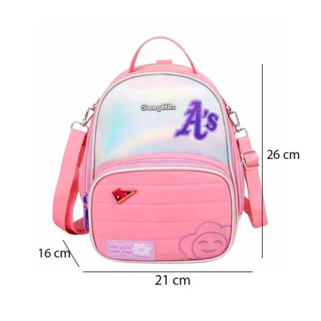 Kit Mochila Com Estojo E Lancheira Menina Infantil
