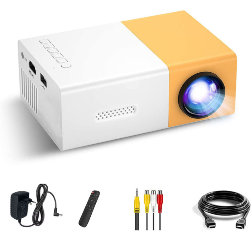 Mini Projetor Portátil Led 1080p 600 Lúmens Hdmi 60 Polegadas