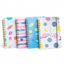 Caderno Espiral Capa Dura A5 80 Folhas Estampas Variadas
