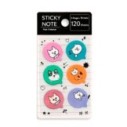 Cartela Com Mini Marcadores De Paginas Com Estampas Variadas