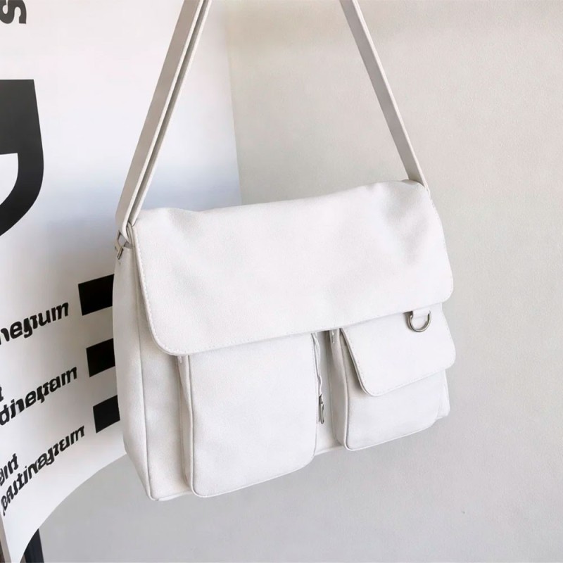 Bolsa Sacola Transversal Unissex Com 3 Compartimentos