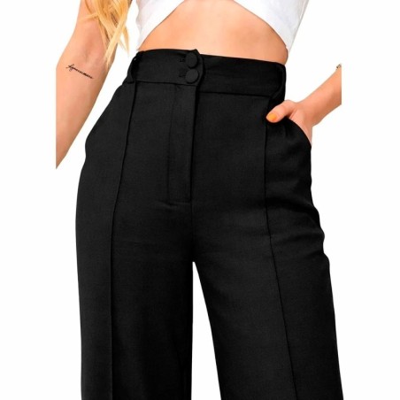 Calça Feminina Pantalona Duna Com Elástico Na Cintura