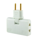 Adaptador Triplo de Tomada 16A Dobrável 180°