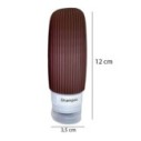 Kit Viagem 4 Frascos Silicone Porta Shampoo Creme 90ml