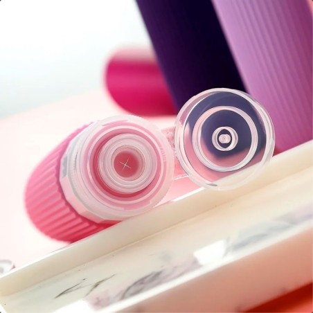 Kit Viagem Com 6 Frascos E Potes Silicone Porta Shampoo E Creme