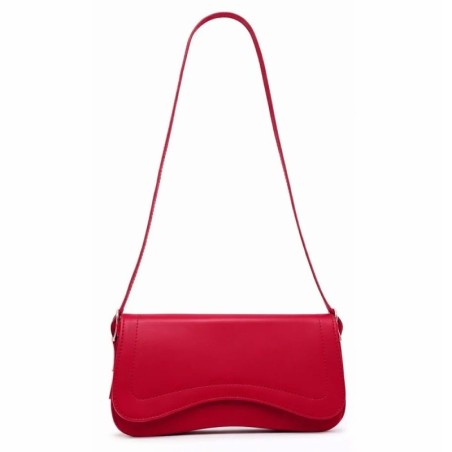 Bolsa De Ombro Baguete Feminina Estilosa Com Alça Ajustável 2