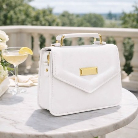 Mini Bolsa Transversal Feminina Social Com Alça De Mão 2