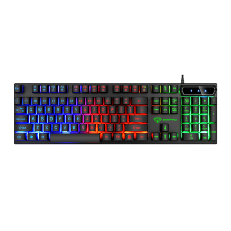 Teclado Gamer Com Fio Semi Mecânico USB Com Led Para PC